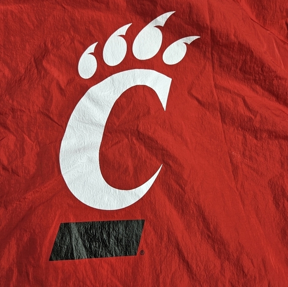 Cincinnati Bearcats Windbreaker XS Red Travis Kelce Taylor Swift - Picture 7 of 10